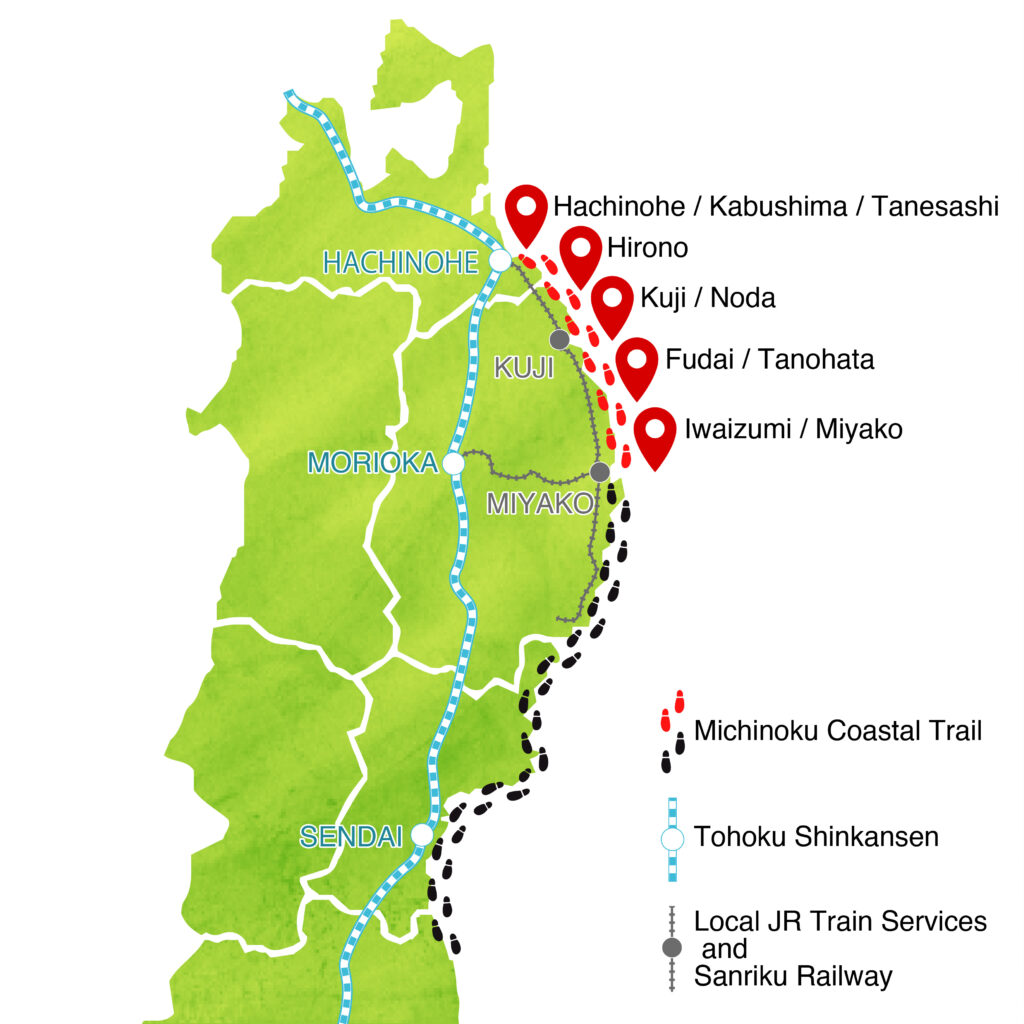 Trail and Train Map
